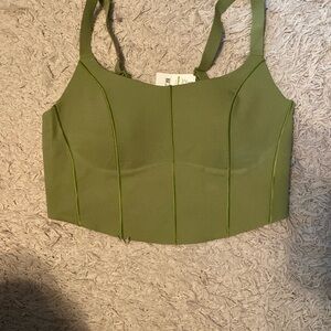 NWT! OFFLINE BY AERIE REAL ME HOLD UP. CORSET SPORTS BRA.